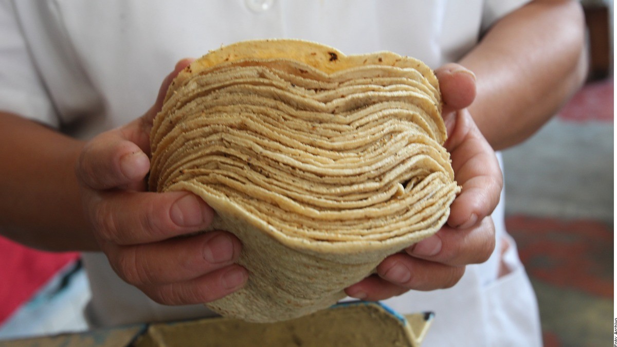 Pegaría a tortilla caída en cosecha