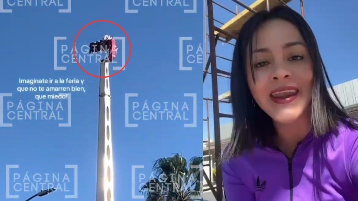 “¡Ya valí!“ Joven se da cuenta que no iba asegurada en juego y grita para salvarse
