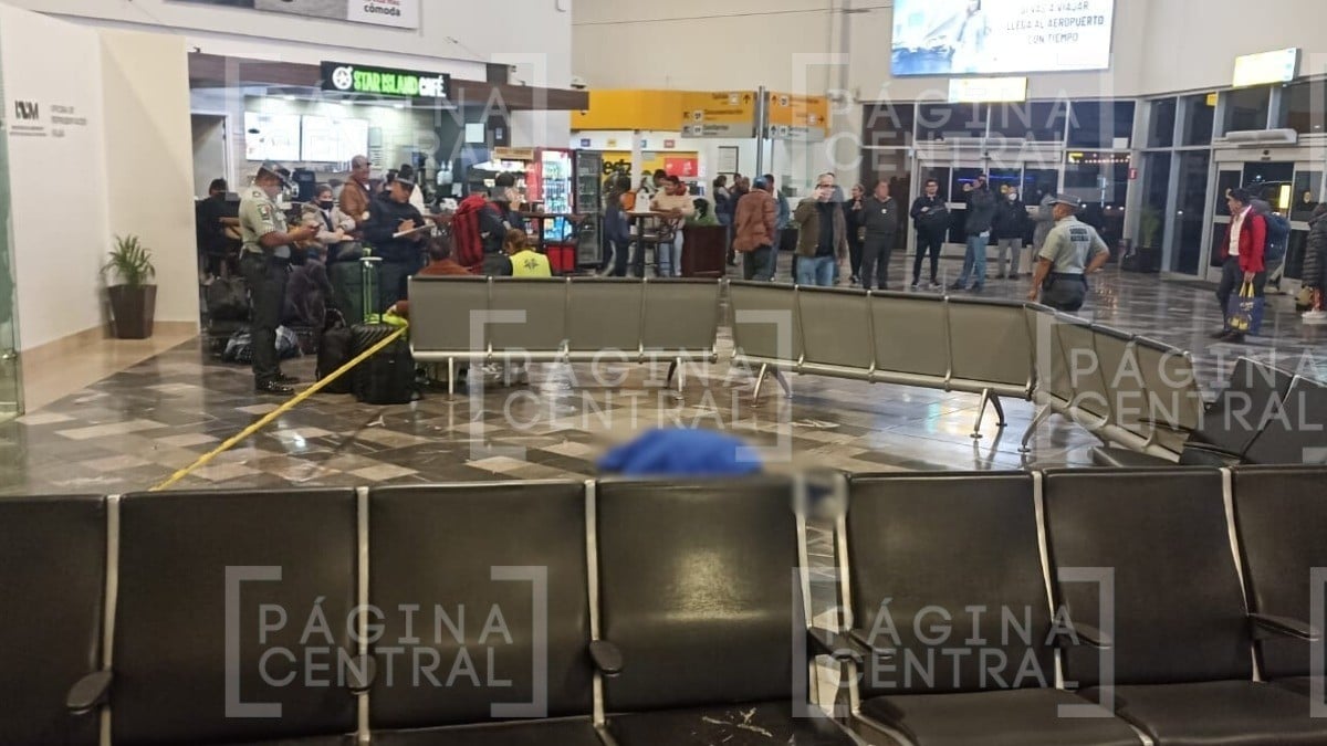 María caminaba con sus hermanos en el Aeropuerto del Bajío cuando de pronto cayó sin vida
