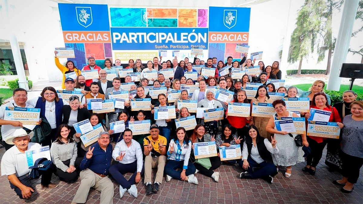 Realizarán 74 proyectos comunitarios gracias al programa Participa León