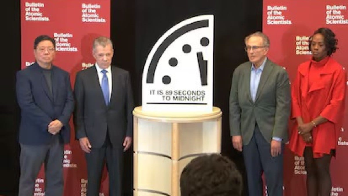 ¿El final está cerca? 'Reloj del Apocalipsis' adelanta aún más el fin del mundo