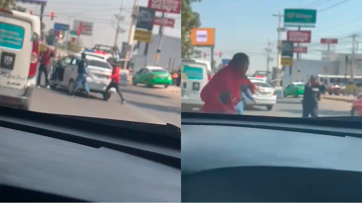 VIDEO Así detuvieron al presunto asesino del guardia de seguridad de centro comercial