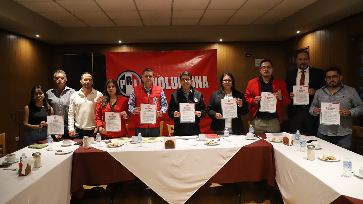 PRI Guanajuato se une a manifiesto nacional con 10 exigencias al Gobierno federal