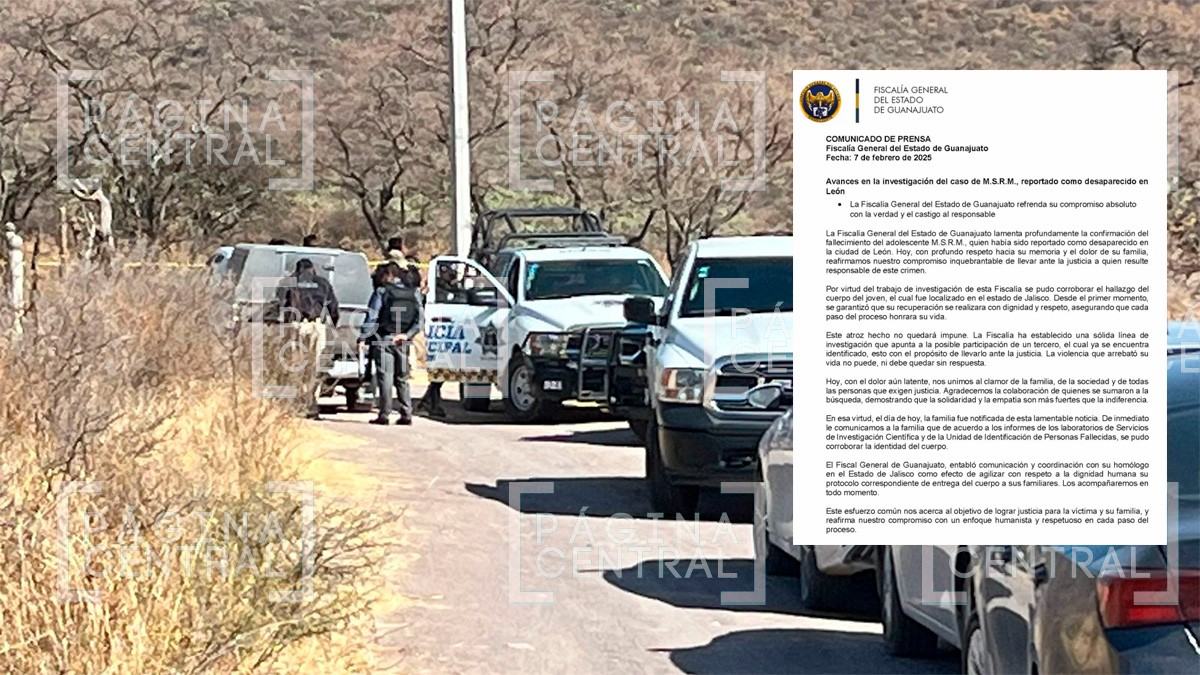 Confirma FGE muerte de MATEO en Jalisco