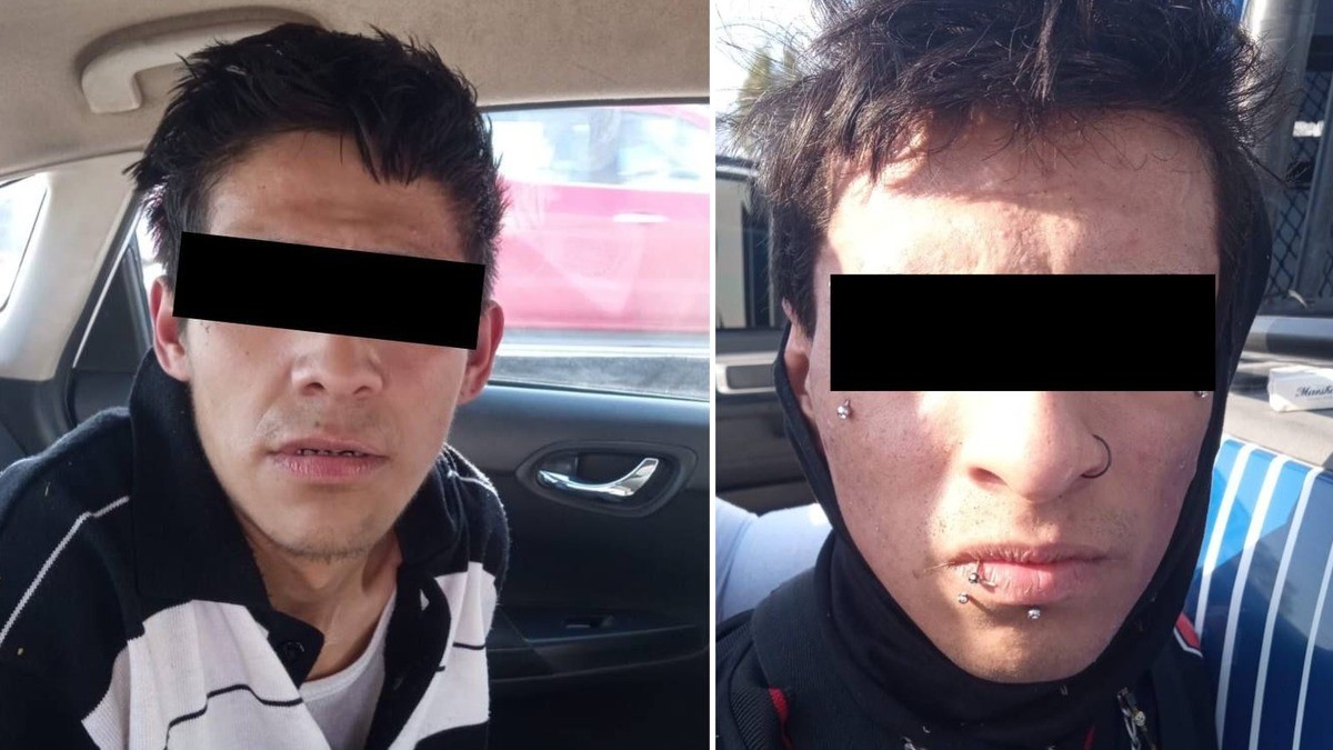 Iban en moto sin chaleco y sin luz y les hallan pistola y machete sobre el Libramiento