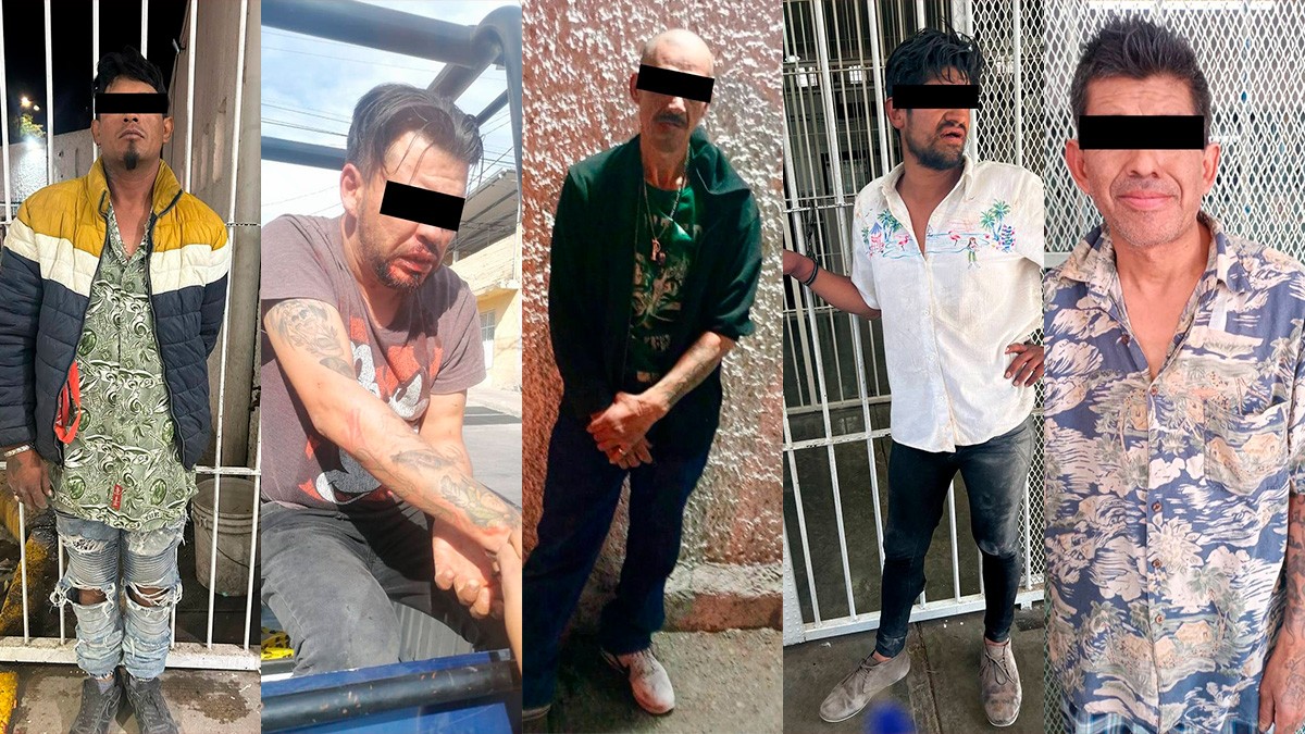 Detienen a 5 presuntos distribuidores de droga en León, les aseguraron más de 250 dosis