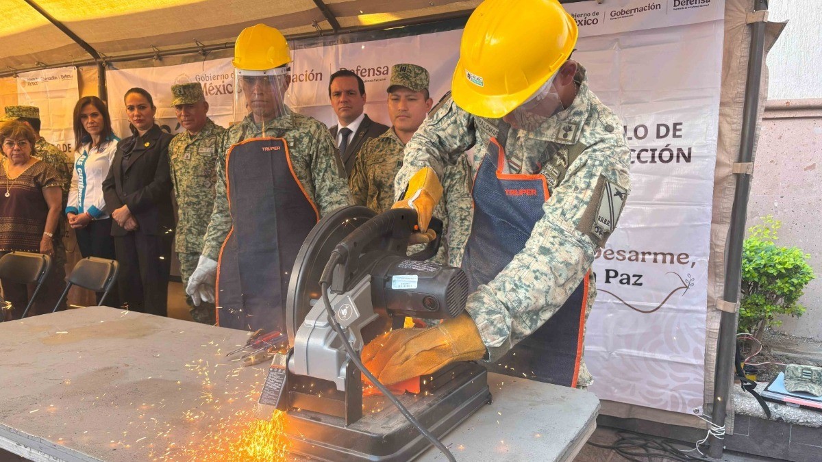 ¡Sí al desarme, Sí a la paz!; inicia canje de armas en León