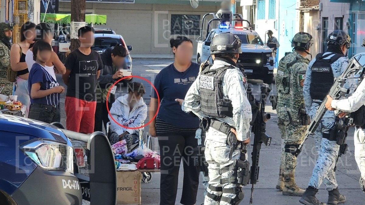 Guardias limpiaban armas en el Coecillo, se sale tiro y hieren a mujer en silla de ruedas