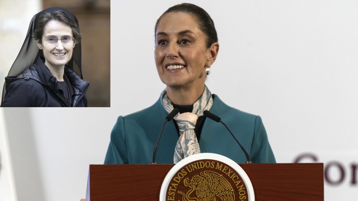 Celebra Sheinbaum nombramiento de monja como primera gobernadora del Vaticano