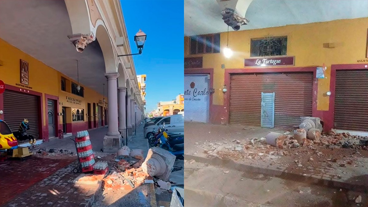 VIDEO Camioneta derriba un emblemático pilar del Jardín Principal de Cortazar