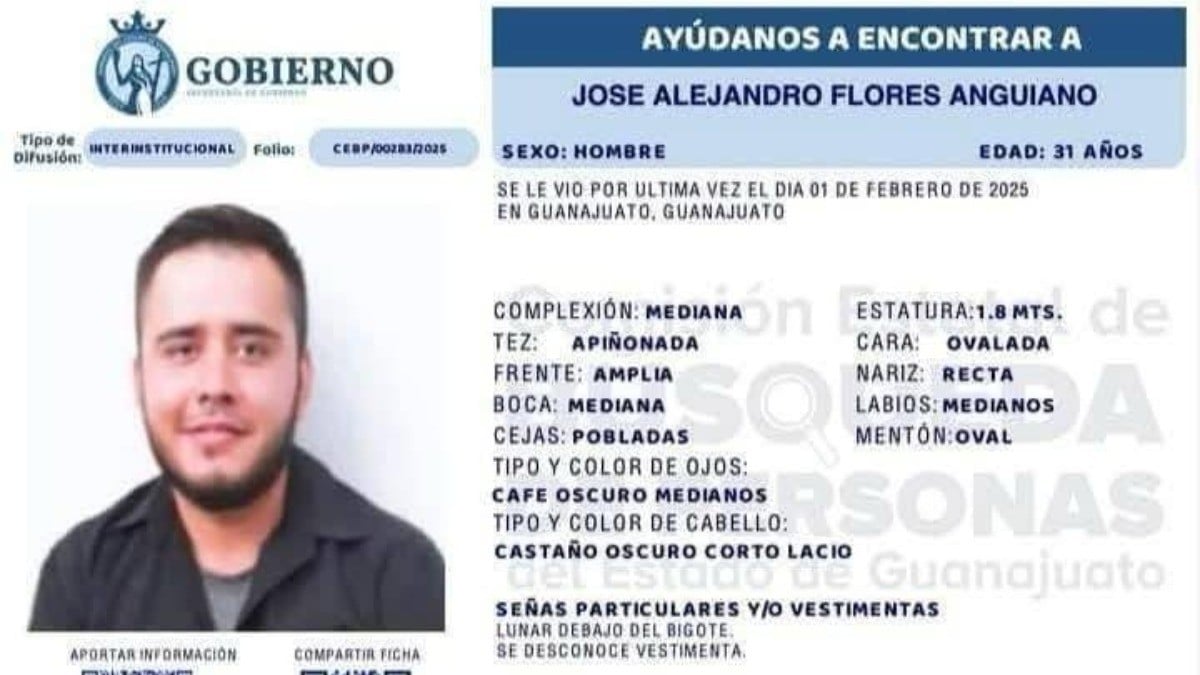 Buscan a José Alejandro, operador de Uber desaparecido desde el 1 de febrero