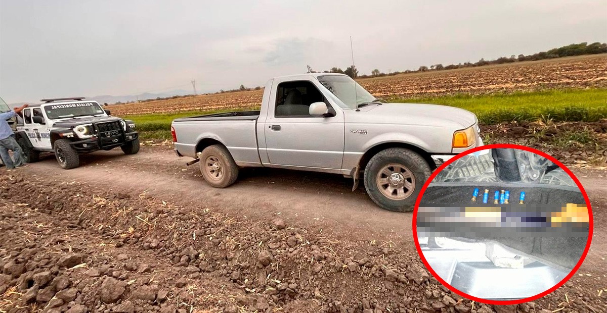 ¡Vecinos lo ‘echaron de cabeza’! Arrestan a menor de 16 años con arma larga en camioneta