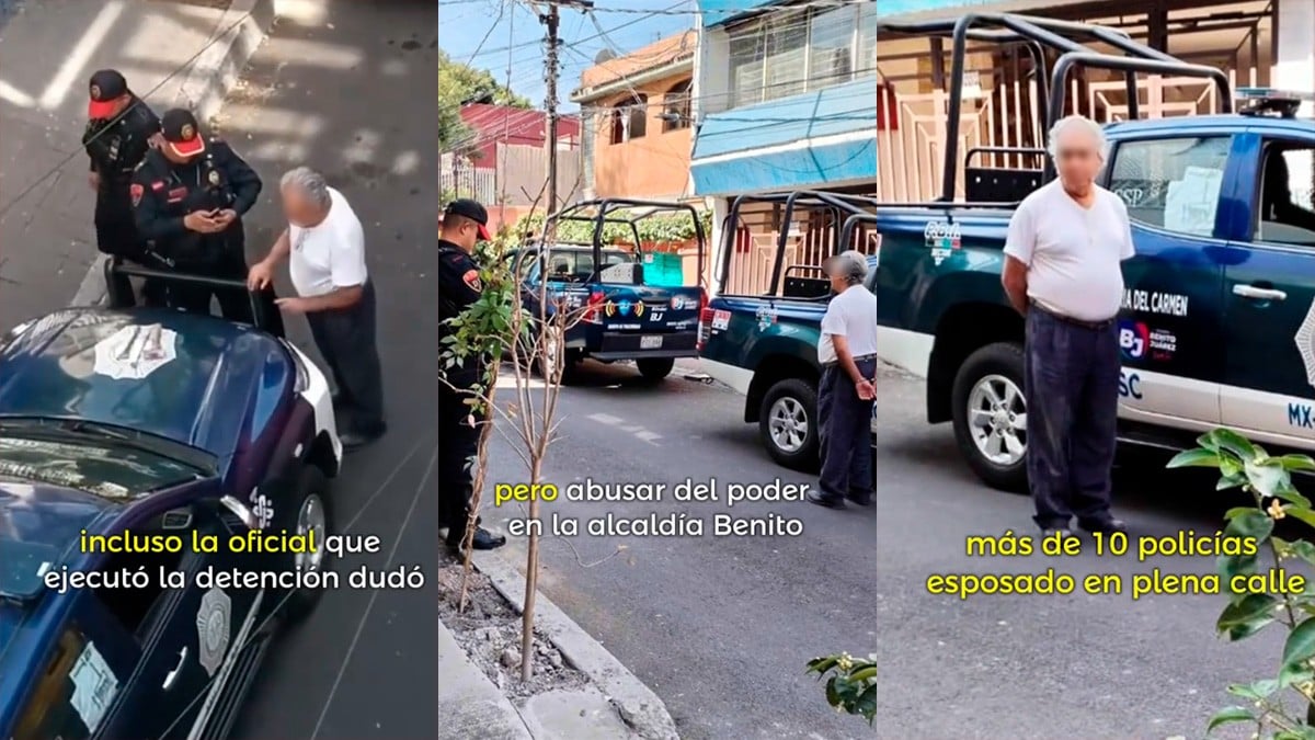 VIDEO Detienen a un abuelito presuntamente por plantar un árbol y su caso se hace viral