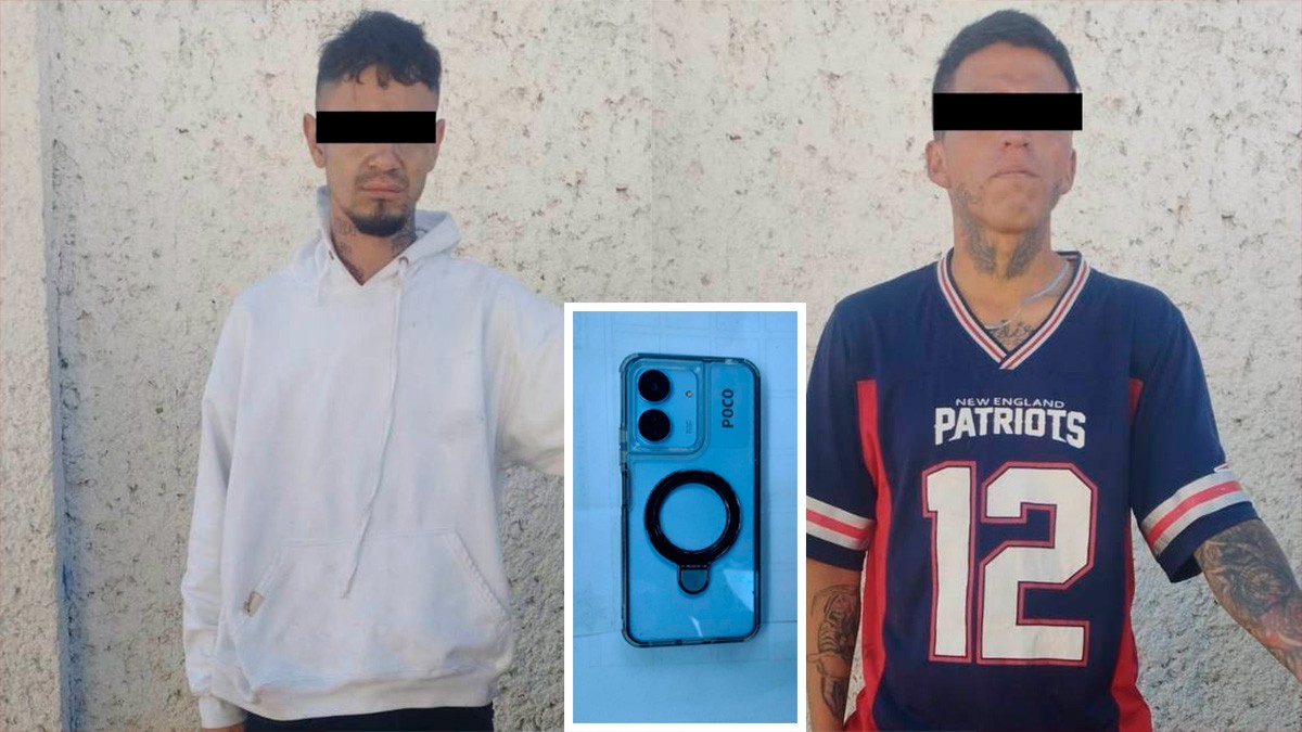 Le quitan celular a punta de pistola; policías los encuentran y detienen en La Escondida