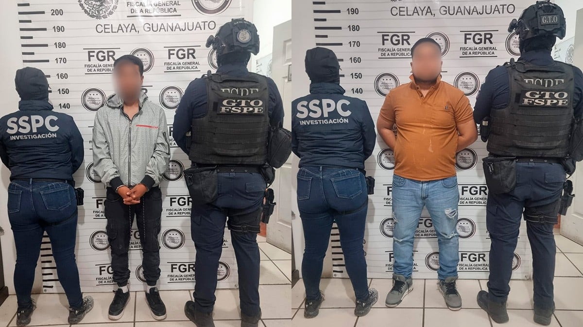 Detienen a dos hombres señalados de ser sicarios, narcomenudistas y extorsionadores