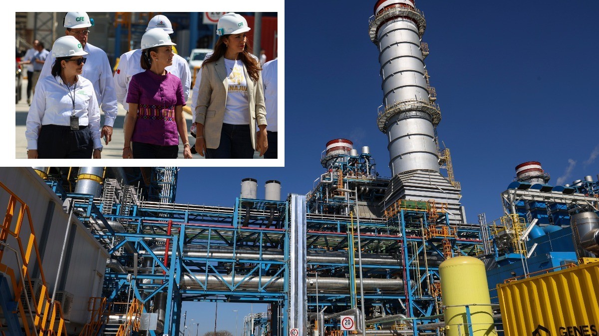 Sheinbaum inaugura planta de CFE en Salamanca; dará energía a 5 millones de personas