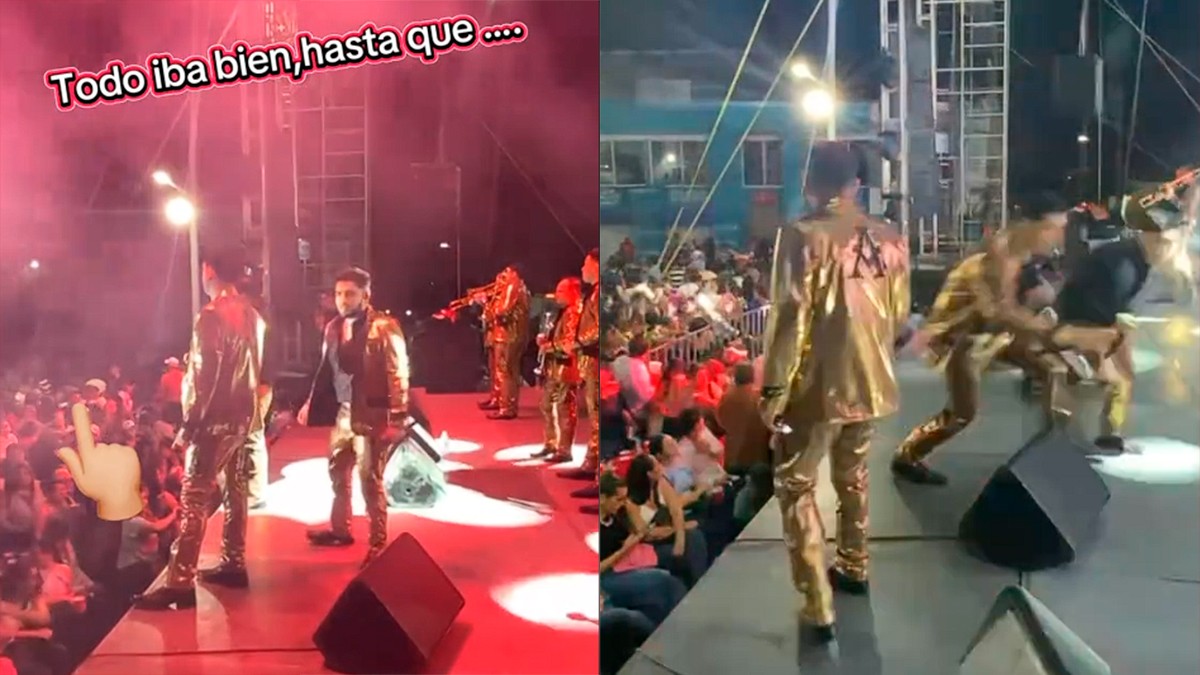 VIDEO Disparos interrumpen la presentación de la Arrolladora; integrantes salen corriendo