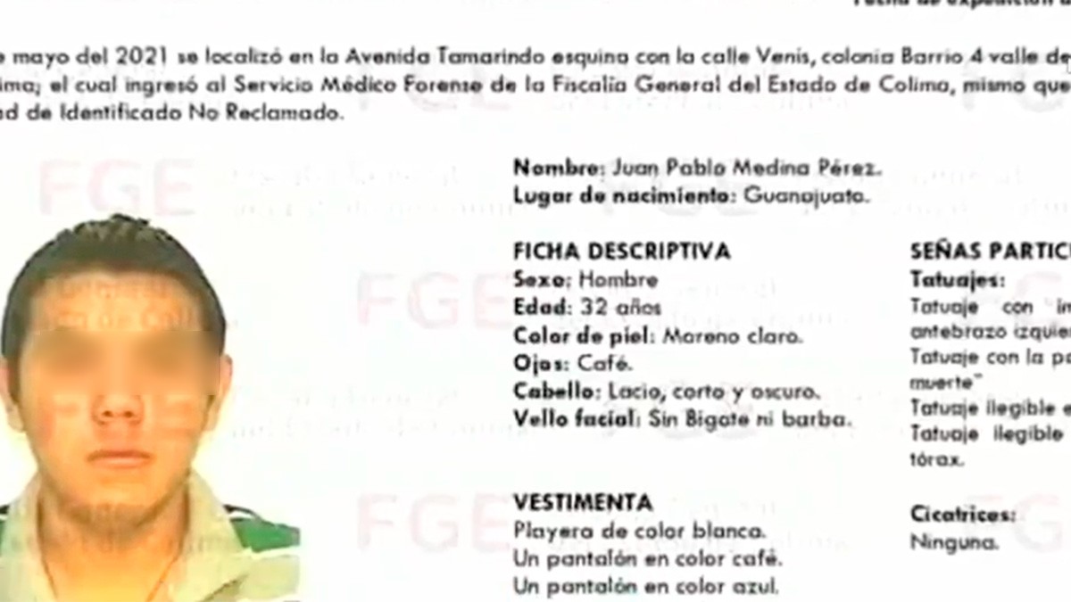 Mamá guanajuatense encuentra en Colima el cuerpo de su hijo desaparecido hace cuatro años