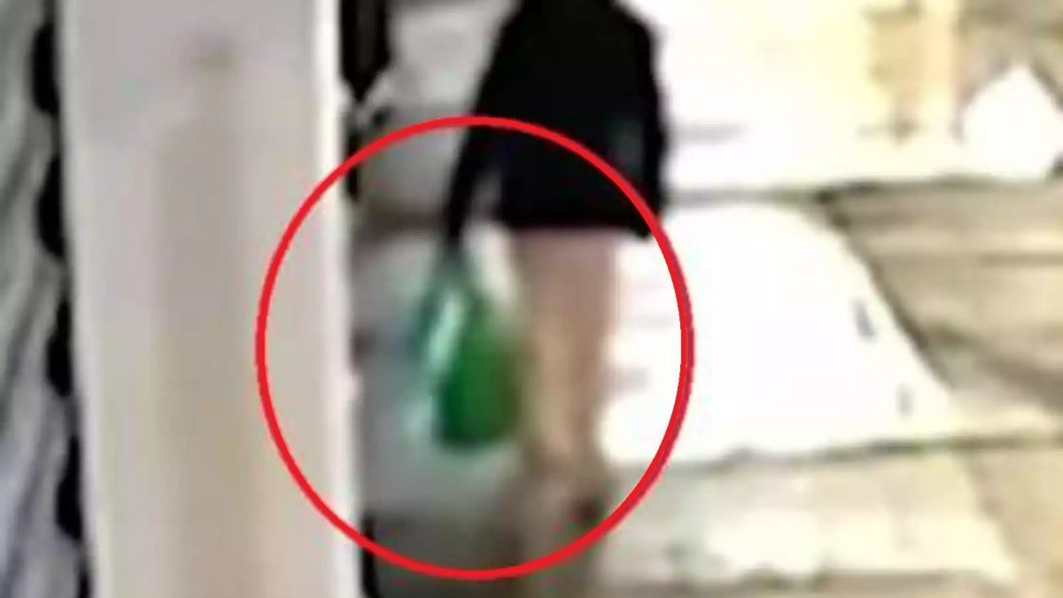 Pareja transportaba a su bebé escondida en una bolsa del súper y esto querían hacer