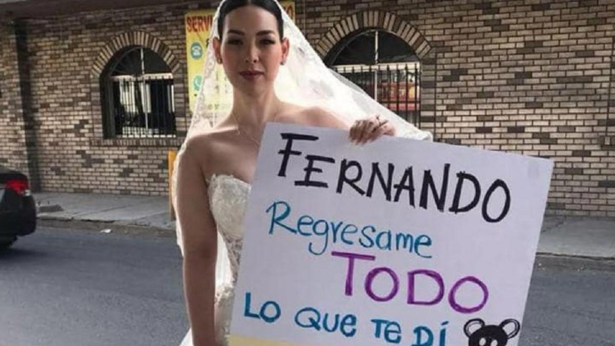 ¡La dejan sin fiesta! Protesta contra organizador de su boda por robo, ¿cuánto se llevó?