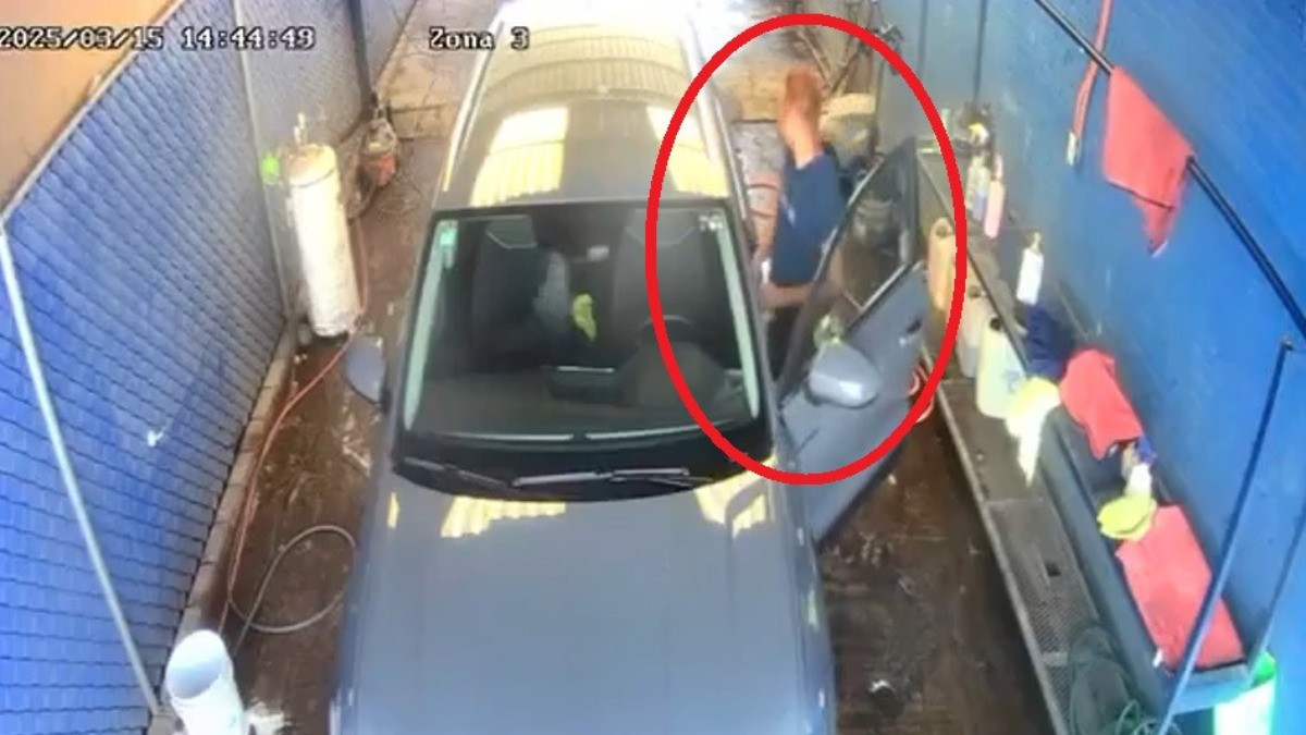 Consigue trabajo en autolavado y se roba una camioneta en su primer día