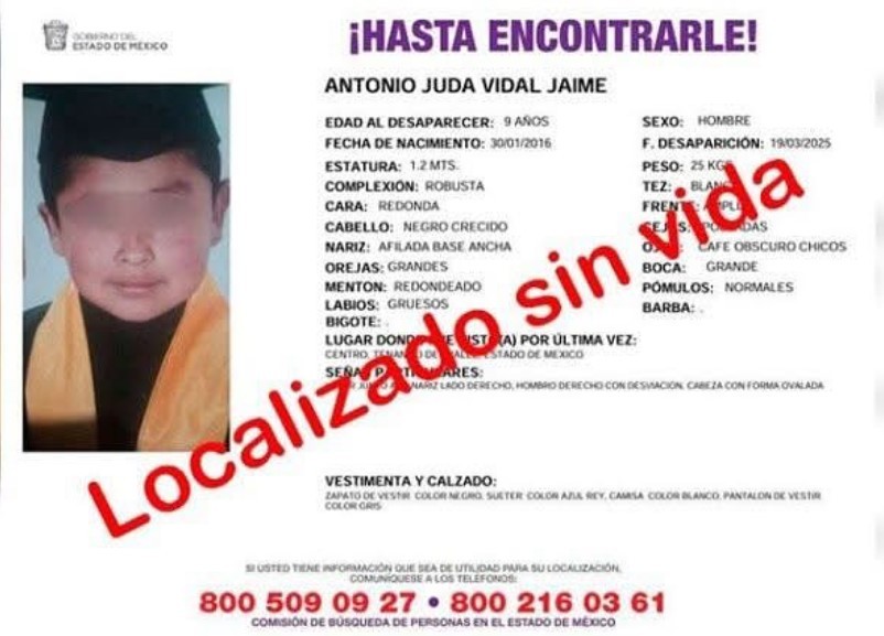 Solo salió a jugar: Localizan sin vida a Toñito en casa de un vecino