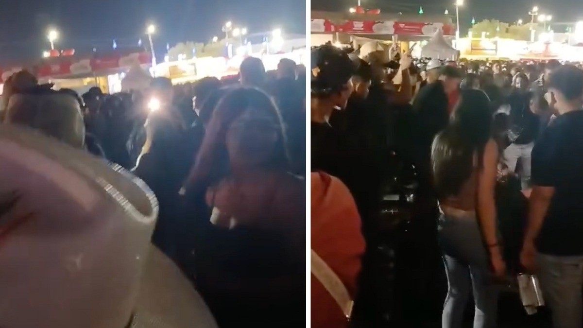 VIDEO ¡Pelea en concierto! Graban riña en plena presentación de Los Alameños de la Sierra