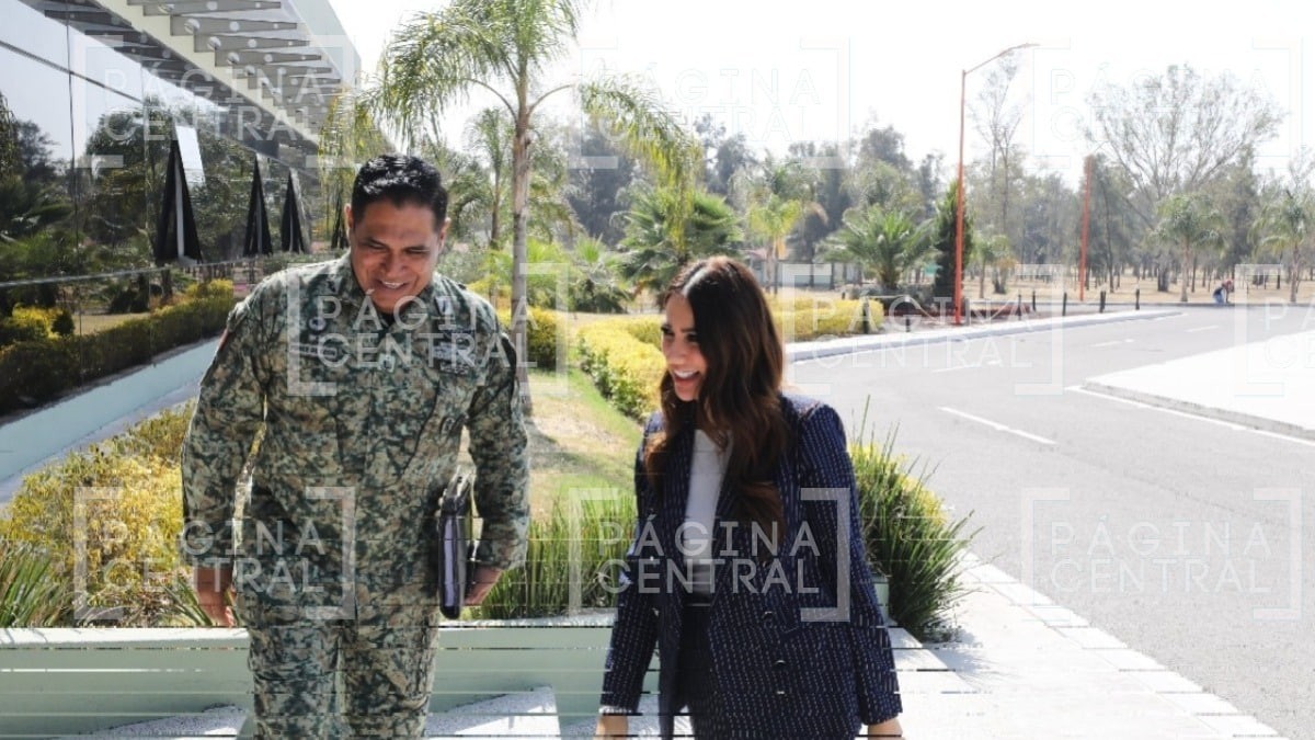 García Harfuch llega a Irapuato para reunirse con la gobernadora Libia Dennise