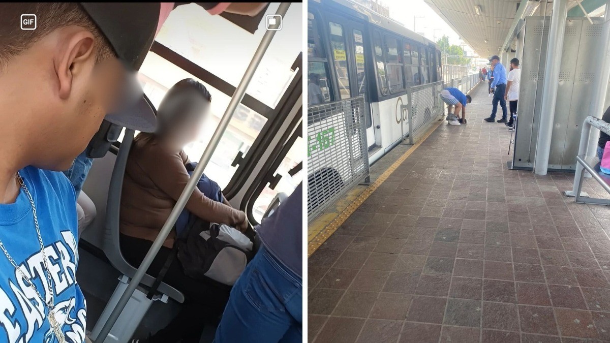 ¡Acoso en ‘oruga’! Mujer denuncia agresión, chofer cierra la puerta y él se va por ventana