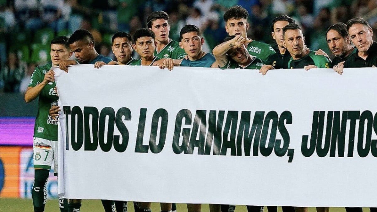 VIDEO Club León protesta ante la FIFA en su estadio: “todos lo defendemos“