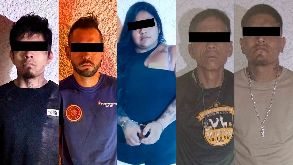 Caen seis presuntos distribuidores de droga, entre ellos una mujer durante operativo