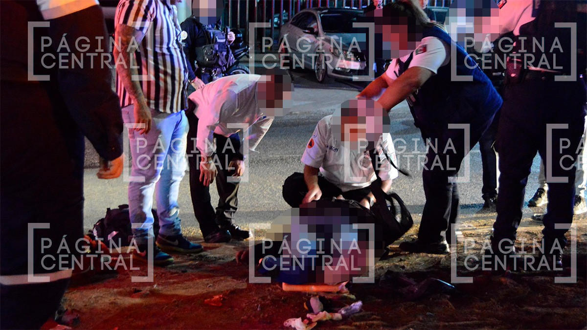 Arrancones clandestinos en Cerro Gordo terminan mal: motociclista choca con carro