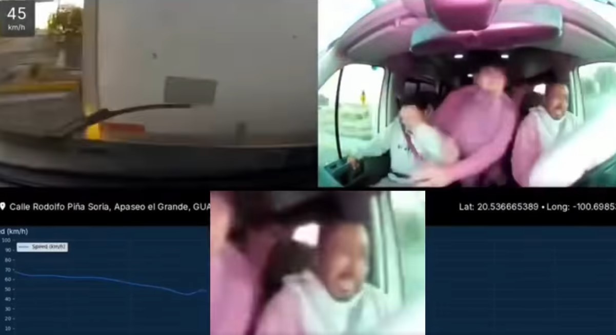 VIDEO 'Dormitada' termina en tragedia: Camión impacta camioneta de carga y vuelca