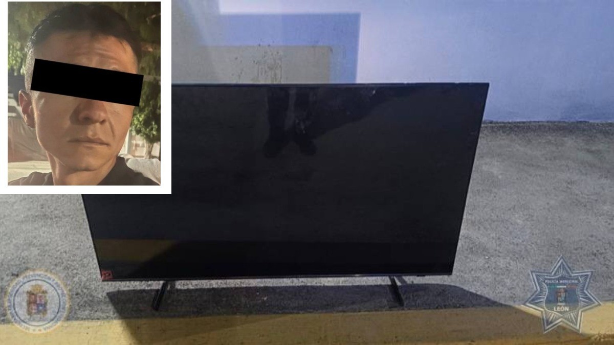¡Gracias cámaras! Caen ladrón tras romper cristales de casa de empeño y robar pantalla