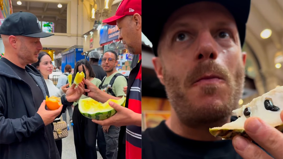 VIDEO “¡No caigan!“ Así intentaron cobrarle 3 mil pesos a Facundo en un puesto de frutas