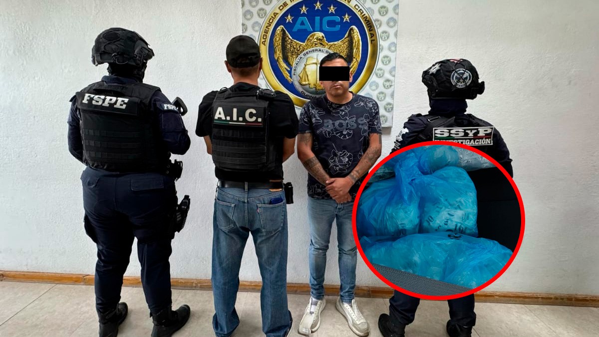 Cae presunto líder criminal en la San Francisco del Rincón–León con 5 mil dosis de droga