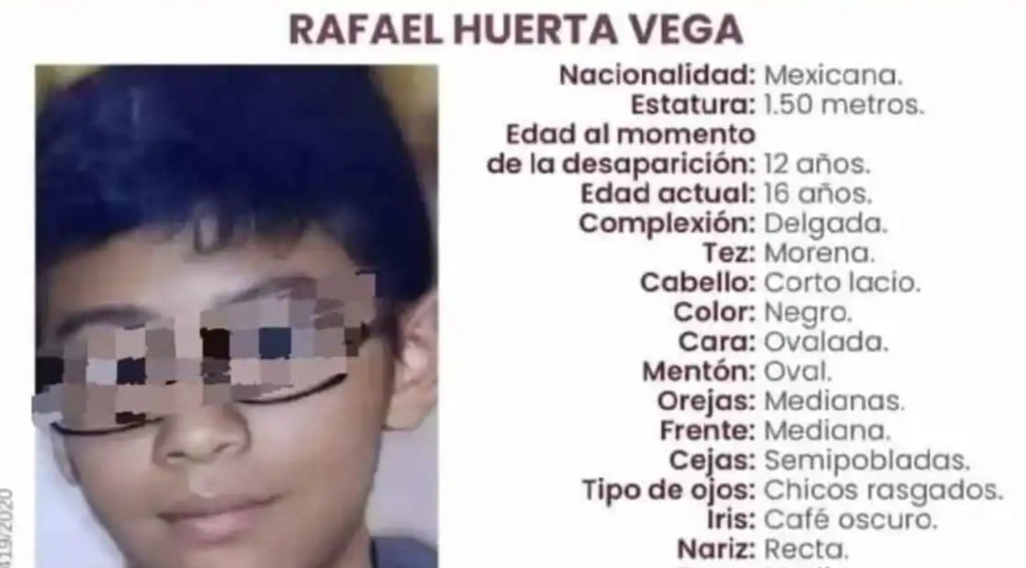 Tras 4 años desaparecido, encuentran restos de Rafita ocultos en casa de su padre 