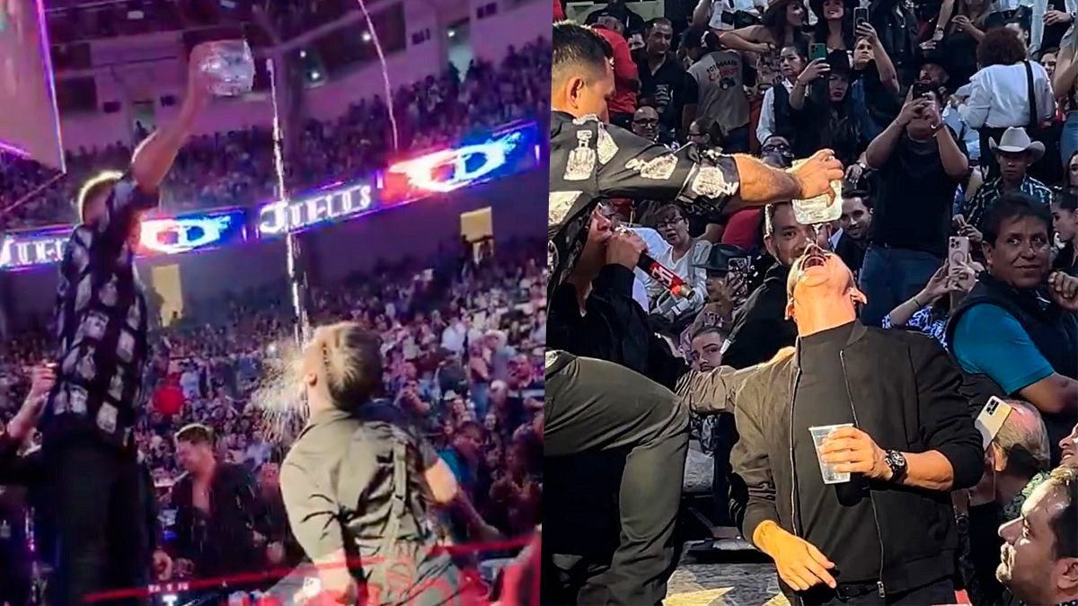 VIDEO ¡Salud! Andrés Guardado y ‘Charal’ Cisneros se ‘entonan’ en Feria de San Marcos