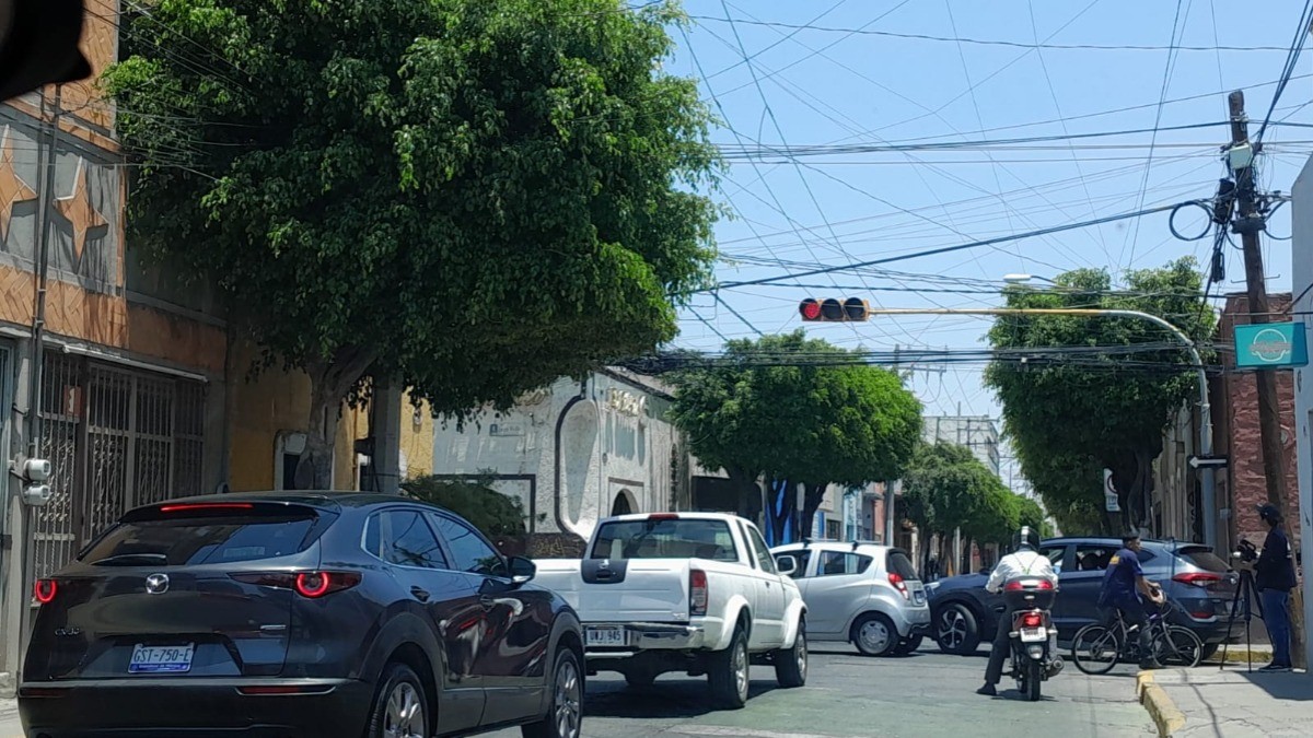 ¡Alerta roja! Falta de visibilidad en este semáforo pone en riesgo a leoneses