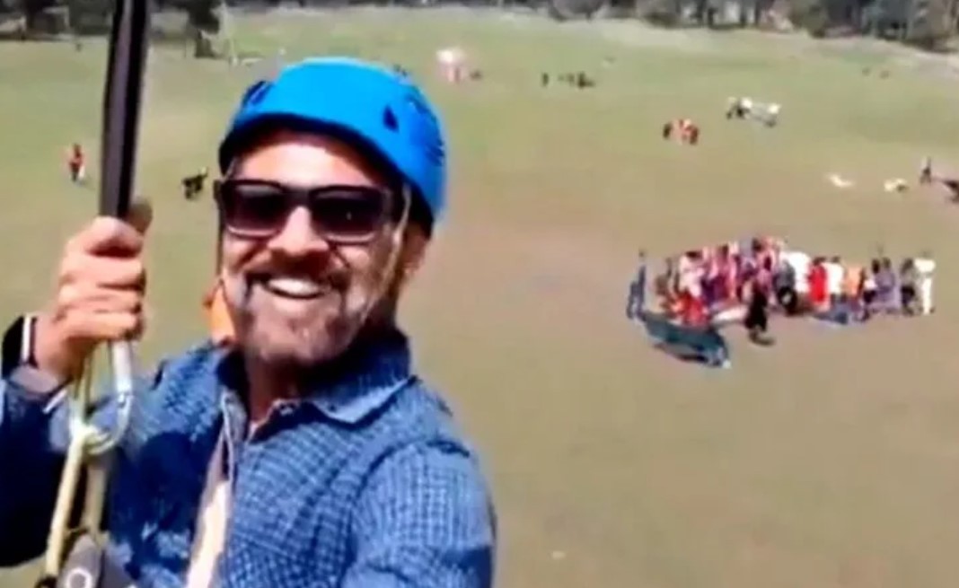 VIDEO De terror: Sin saberlo, hombre se lanza de tirolesa y graba terrible masacre 