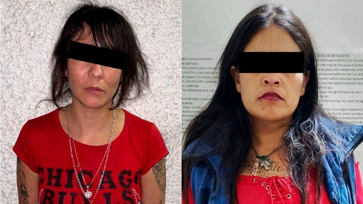 Detienen a dos mujeres con 160 dosis de droga; presuntamente son distribuidoras