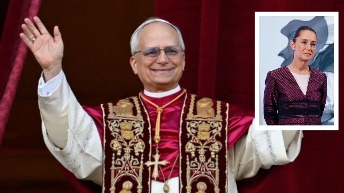 Invita Sheinbaum a León XIV a México: seguirá legado de Francisco