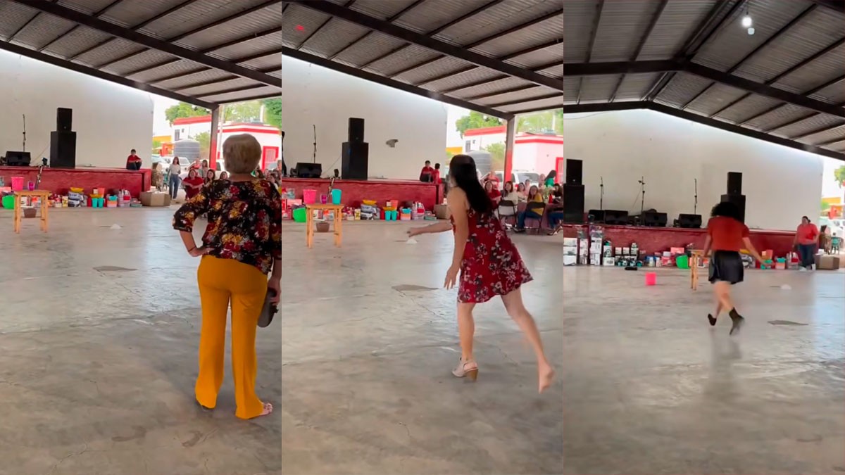 VIDEO Escuela celebra el Día de las Madres con concurso de la ‘chancla voladora’