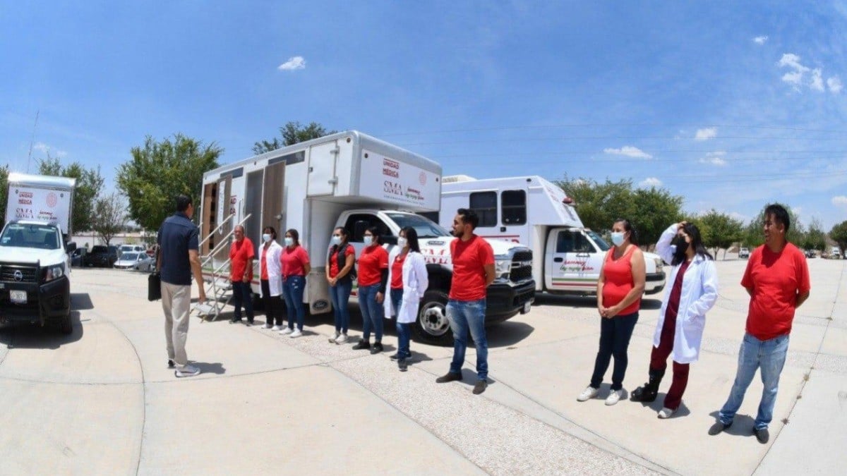 ¿Te sientes enfermo? Entregan Unidades Médicas Móviles para atender a la población