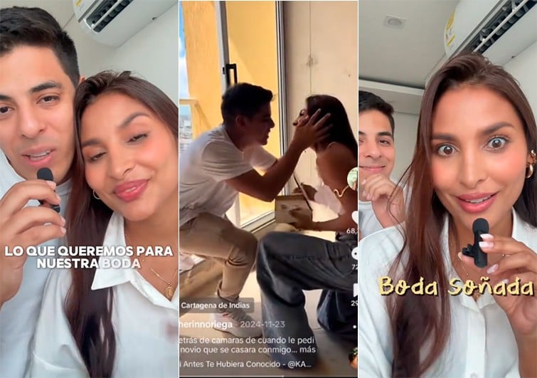 VIDEO Pareja de influencers ‘invita’ a negocios a que se unan para que patrocinen su boda