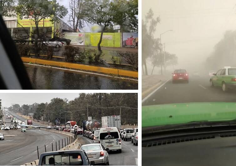 VIDEOS ¡Caos en León! Tormenta desata vientos furiosos y deja algunas zonas en penumbra