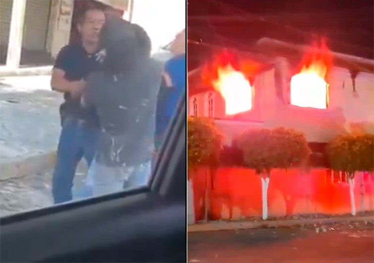VIDEOS Agreden a vendedor ambulante; pobladores incendian casa y negocio de los agresores