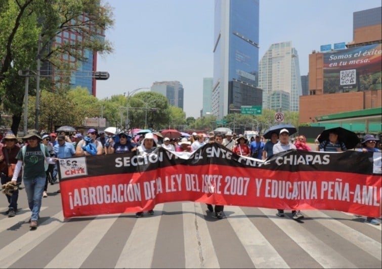 Rechaza Sheinbaum reunirse con CNTE