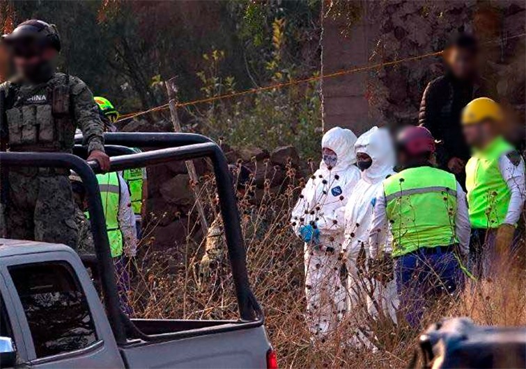 Suman 17 cuerpos encontrados en finca de Irapuato, al menos dos son mujeres