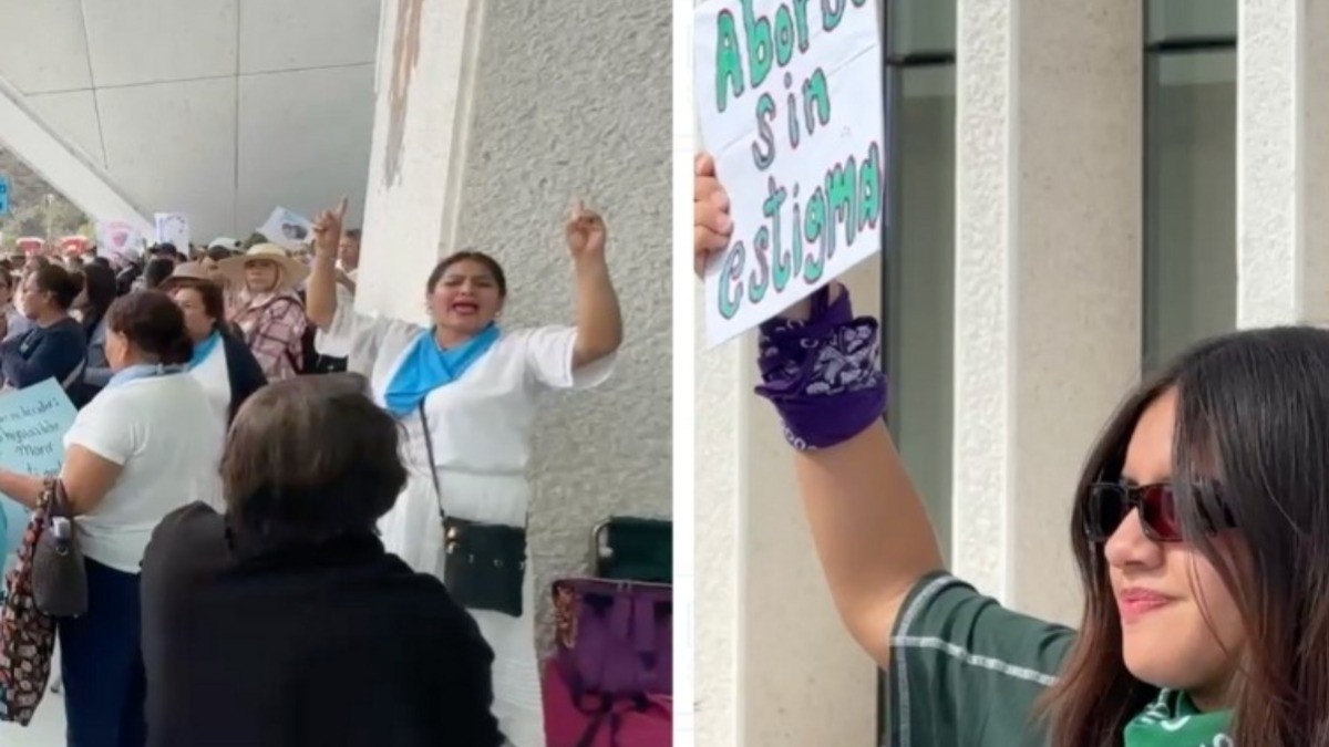 Alzan la voz afuera del Congreso por discusión para despenalizar el aborto en Guanajuato